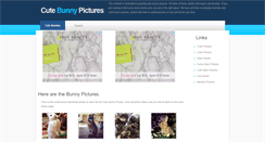 Desktop Screenshot of cutebunnypictures.com